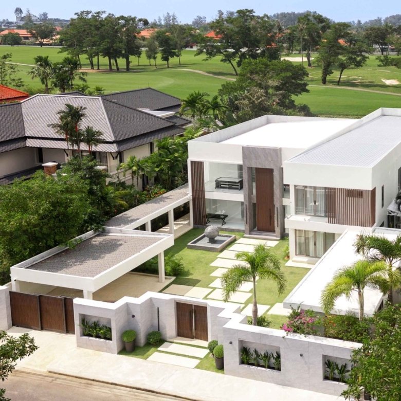 golf course villa